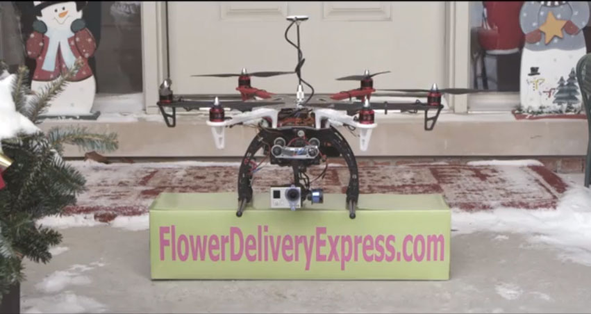 FAA Zaps UAV-Delivered Valentine's Day Flowers